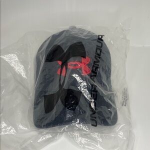 Under Armour Black Cap with Red Logo